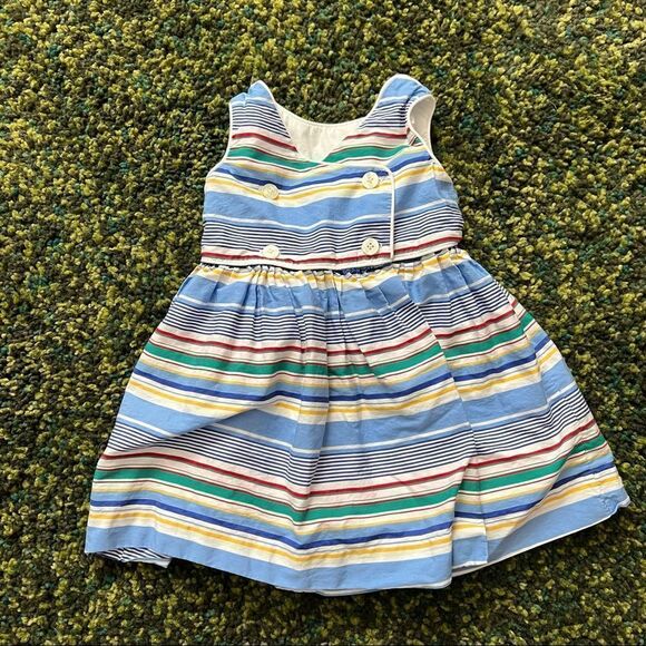 Ralph Lauren Other - Ralph Lauren Striped Wrap Dress 12M